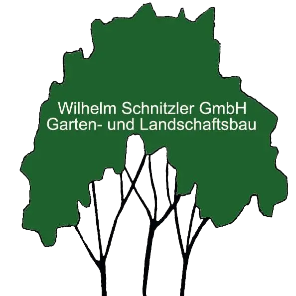 LOGO mit Baum und Schriftzug Wilhelm Schnitzler GmbH - Garten- und Landschaftsbau